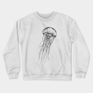 Jellyfish print Crewneck Sweatshirt